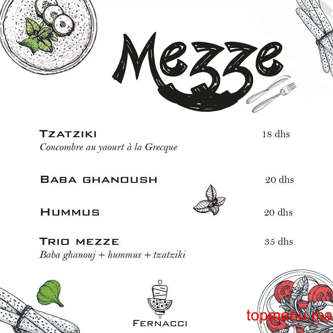 Restaurant Fernacci menu page 2 Fernacci menu page 2