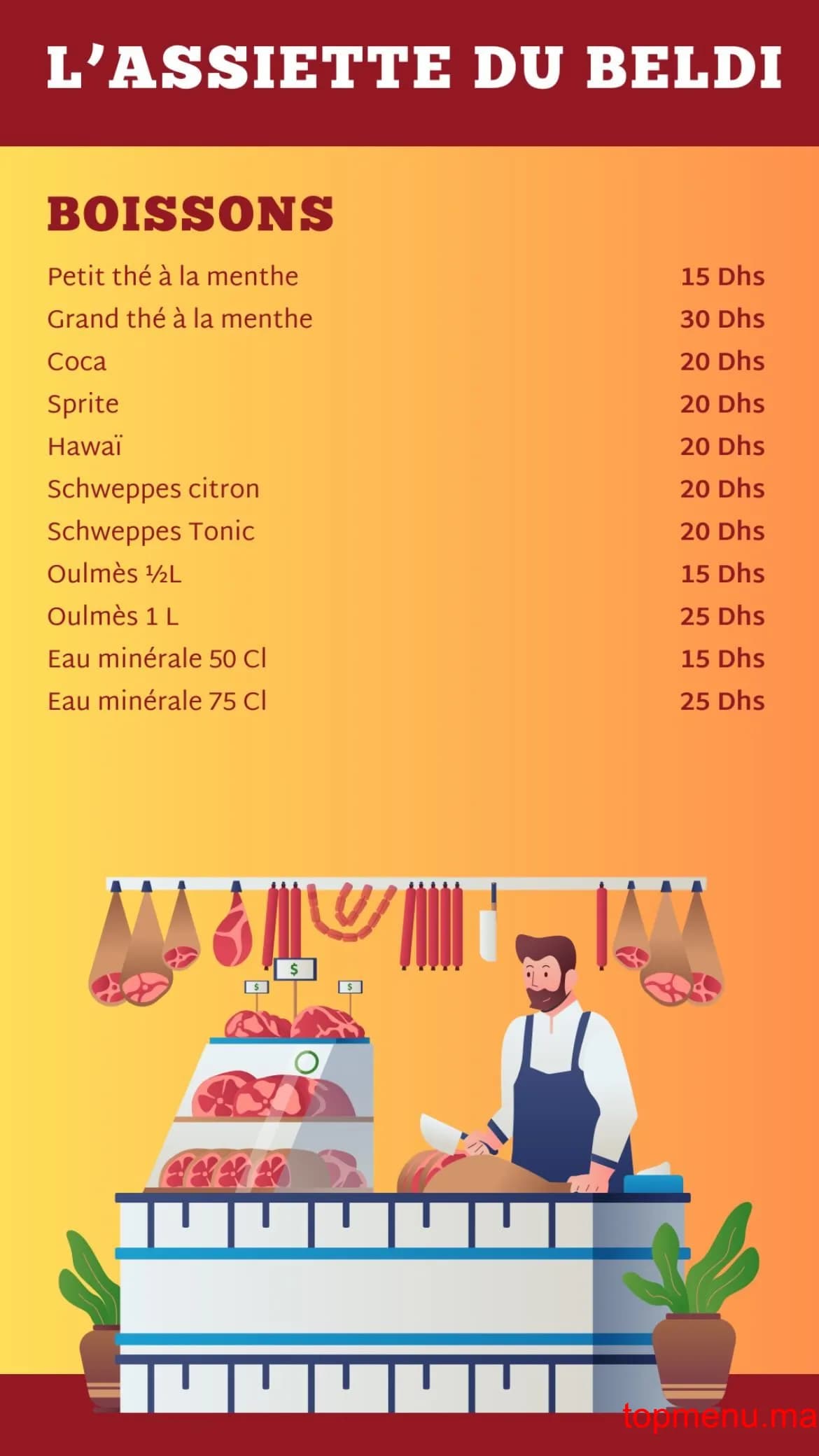 Restaurant L’Assiette Du Beldi – La Corniche by LBF menu page 4 L’Assiette Du Beldi – La Corniche by LBF menu page 4