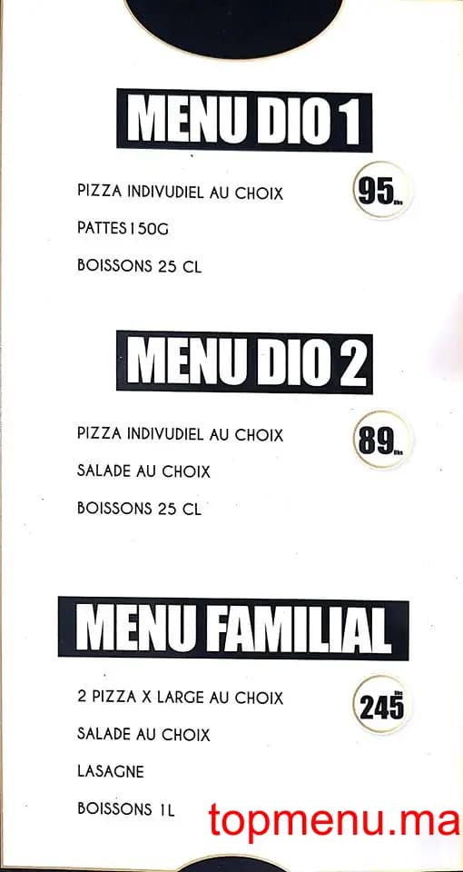 Restaurant Woody Chay Pizza menu page 2 Woody Chay Pizza menu page 2