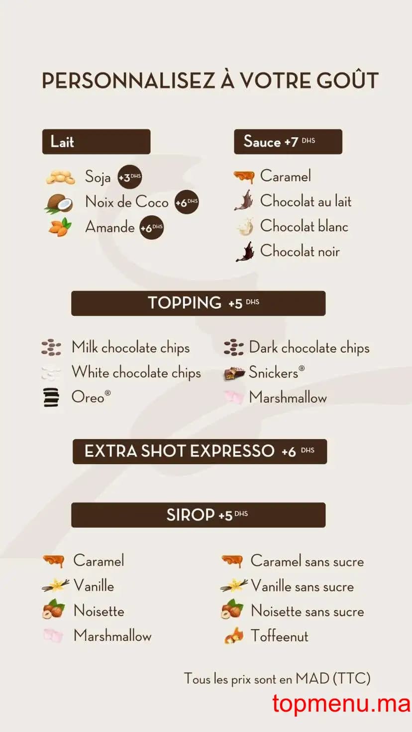 Restaurant Caribou Coffee menu page 5 Caribou Coffee menu page 5