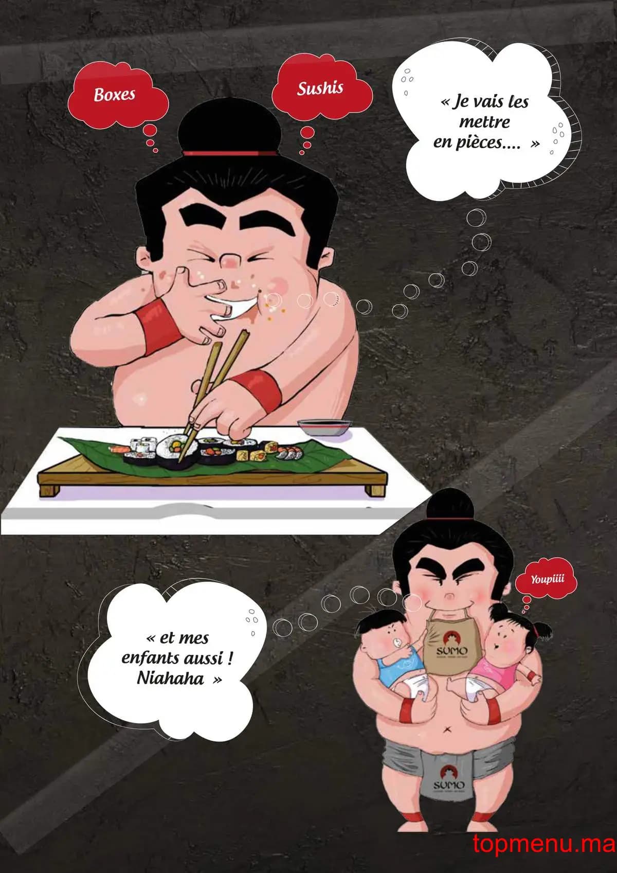 Restaurant Sumo sushi menu page 12 Sumo sushi menu page 12