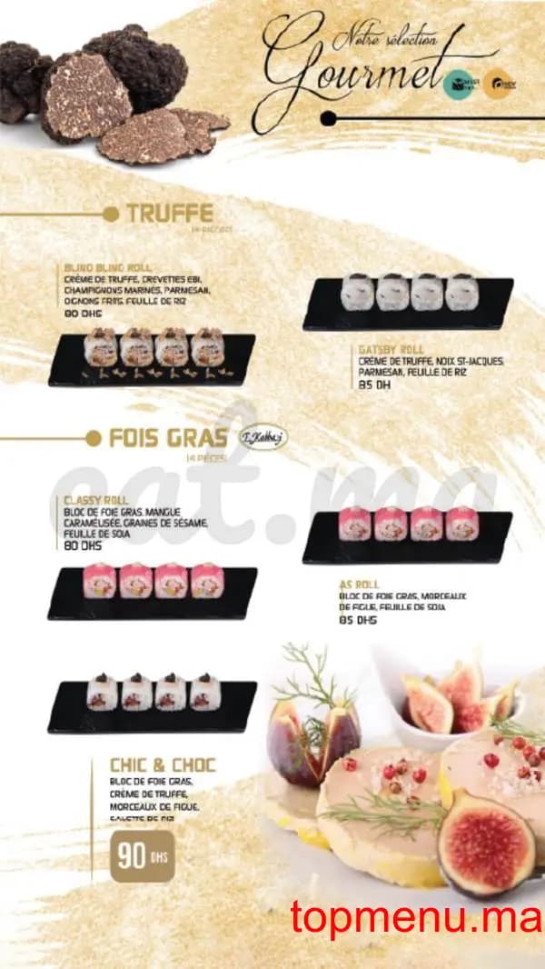 Restaurant Shiru – Sushis – Thaï & Woks menu page 24 Shiru – Sushis – Thaï & Woks menu page 24