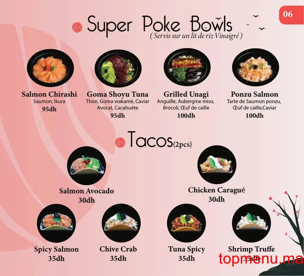 Restaurant Kyoto Sushi menu page 10 Kyoto Sushi menu page 10