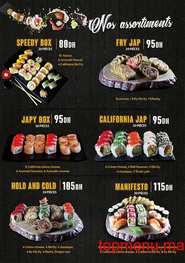 Restaurant Foodoir JAP menu page 4 Foodoir JAP menu page 4