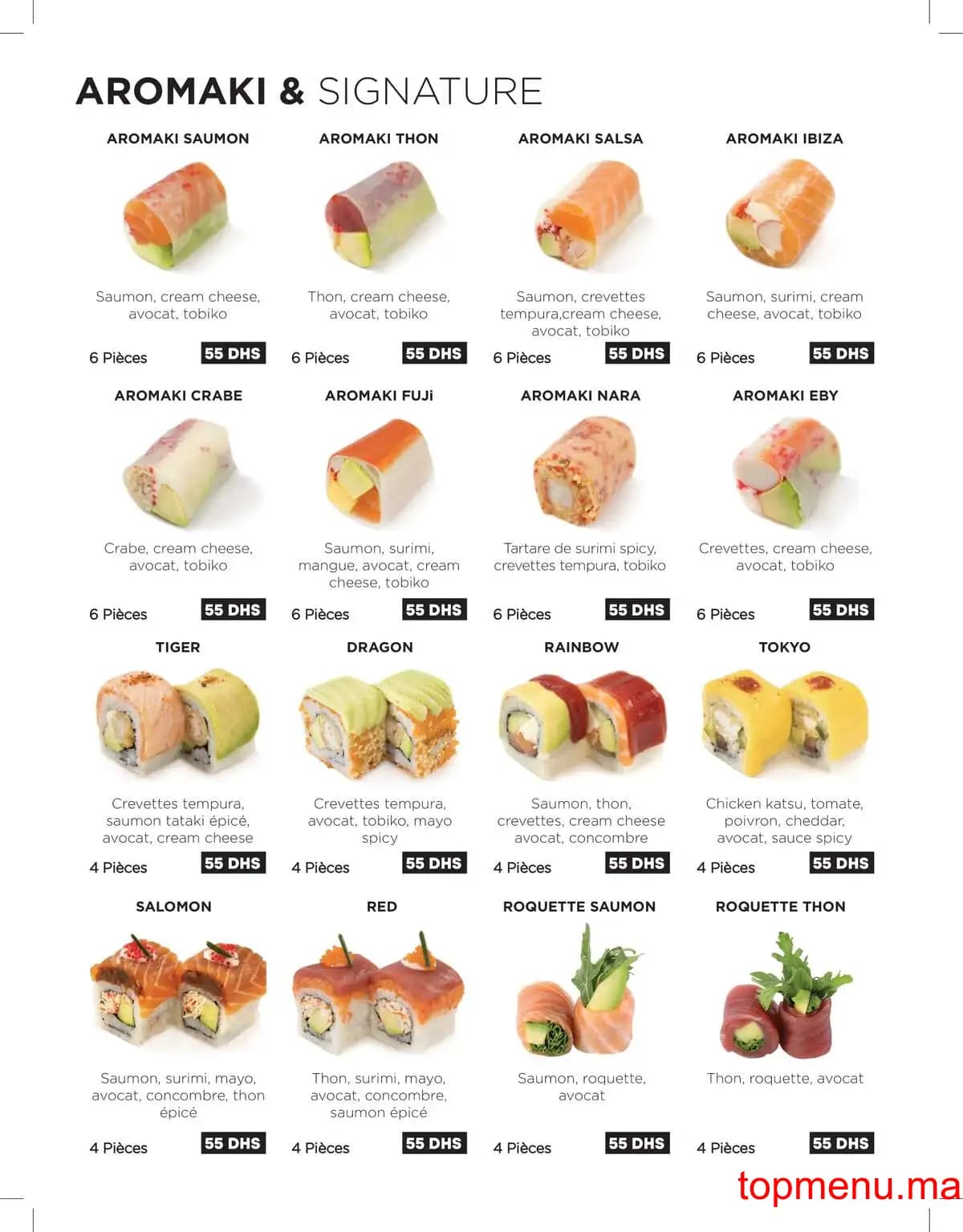 Restaurant Nara menu page 14 Nara menu page 14