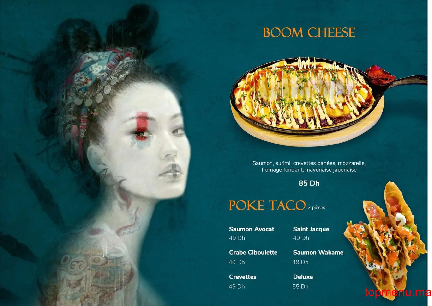 Restaurant Salmon Sushi menu page 8 Salmon Sushi menu page 8