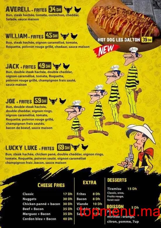 Restaurant Dalton menu page 2 Dalton menu page 2