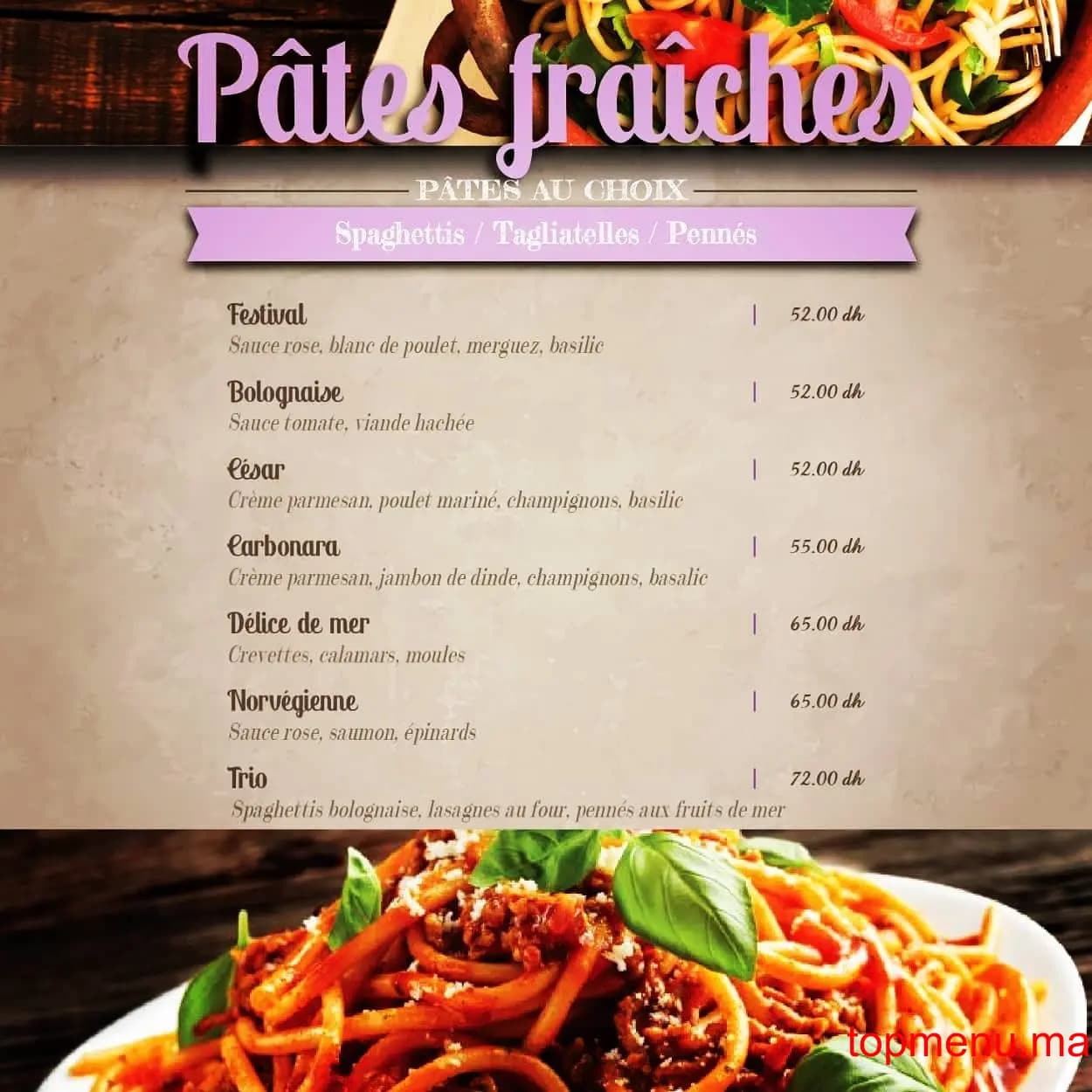 Restaurant Lacañada Café Restaurant menu page 4 Lacañada Café Restaurant menu page 4