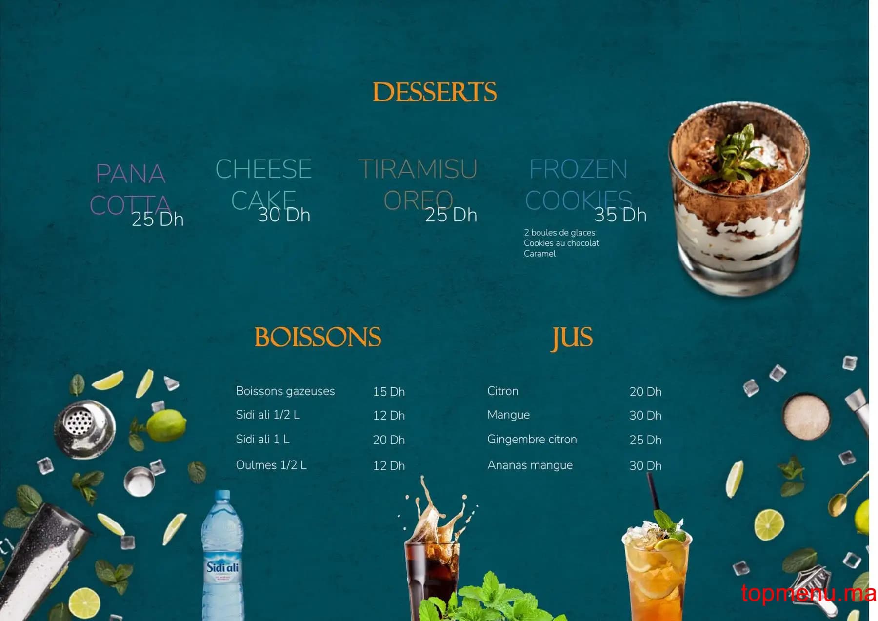 Restaurant Salmon Sushi menu page 16 Salmon Sushi menu page 16