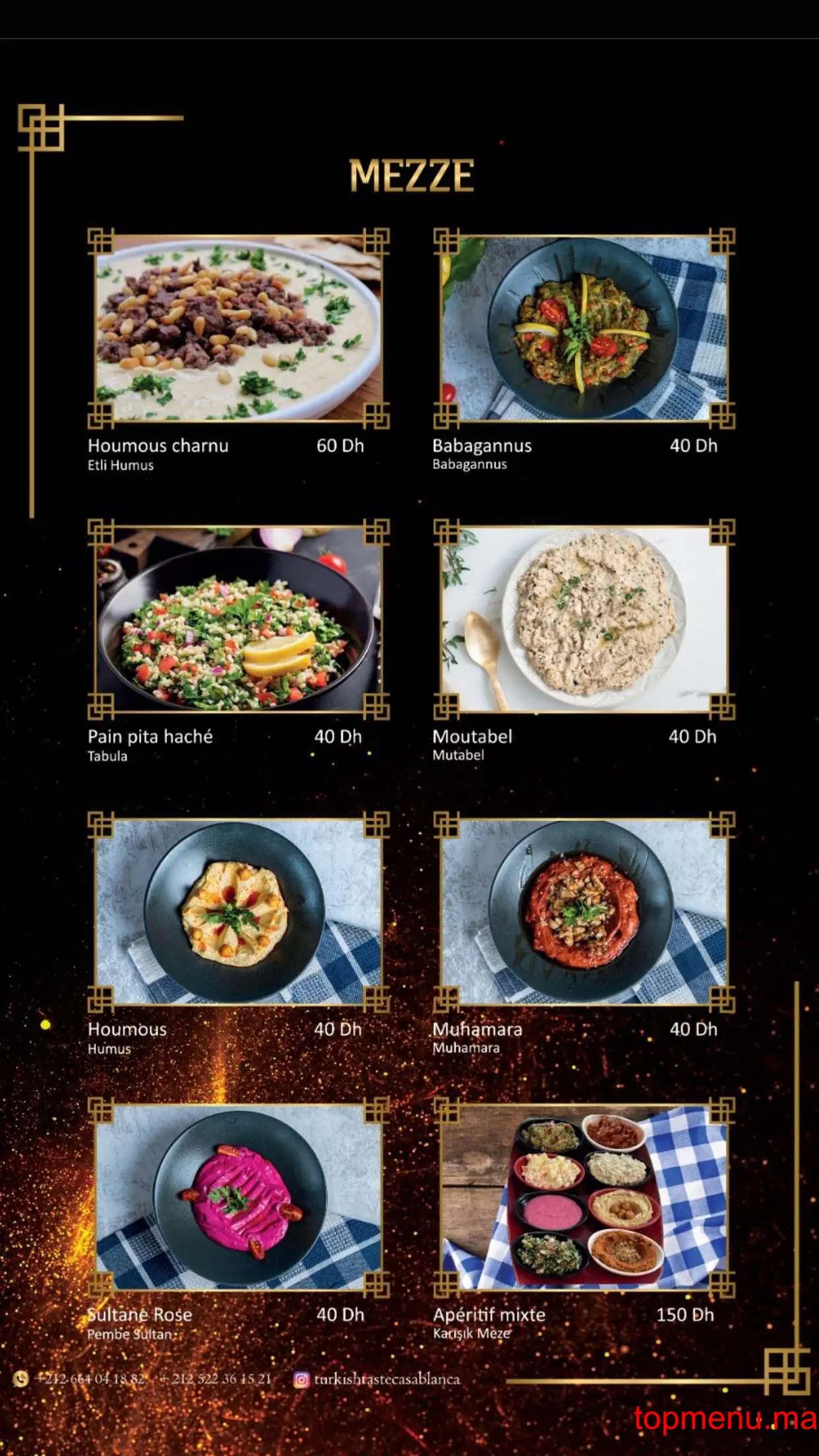 Restaurant Turkish Taste menu page 6 Turkish Taste menu page 6