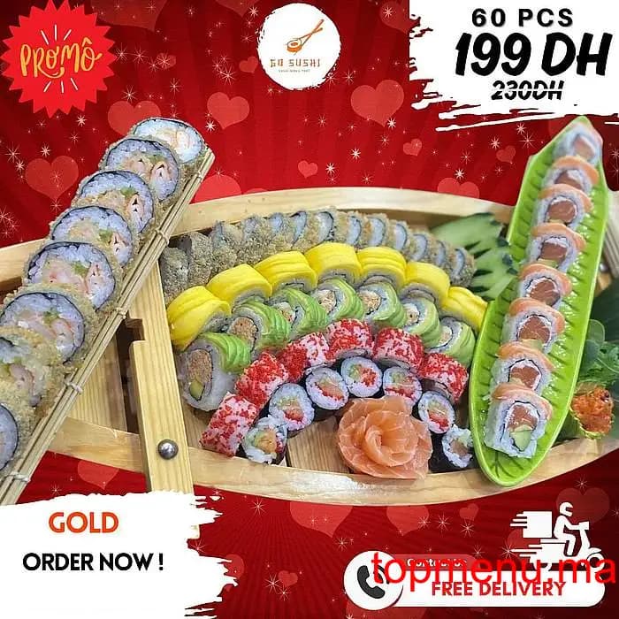 Restaurant Go Sushi menu page 2 Go Sushi menu page 2