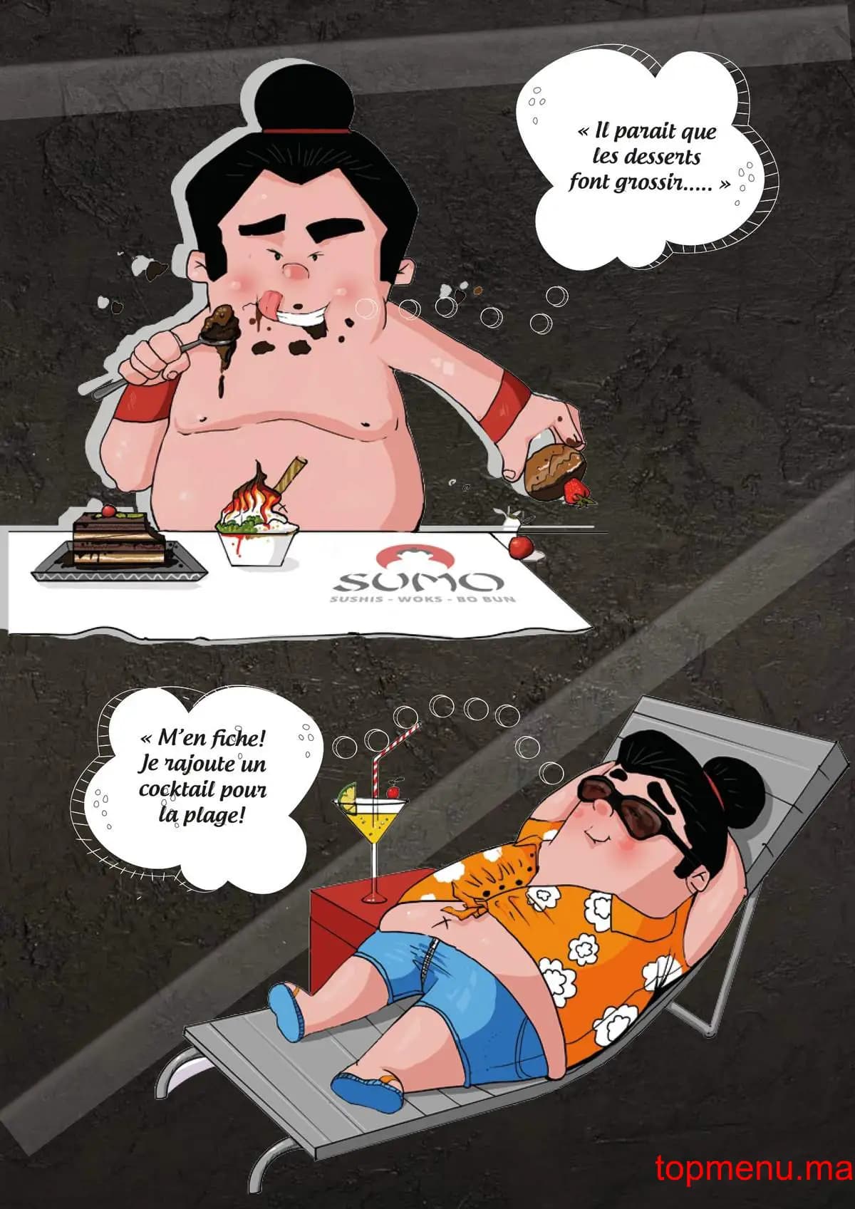 Restaurant Sumo sushi menu page 28 Sumo sushi menu page 28