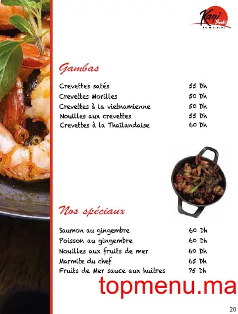 Restaurant kani sushi menu page 8 kani sushi menu page 8