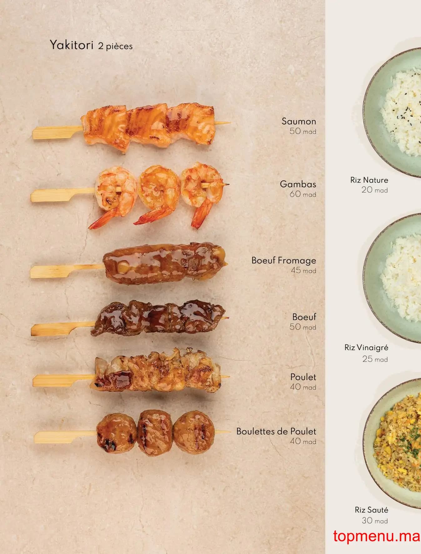 Restaurant SOY menu page 15 SOY menu page 15