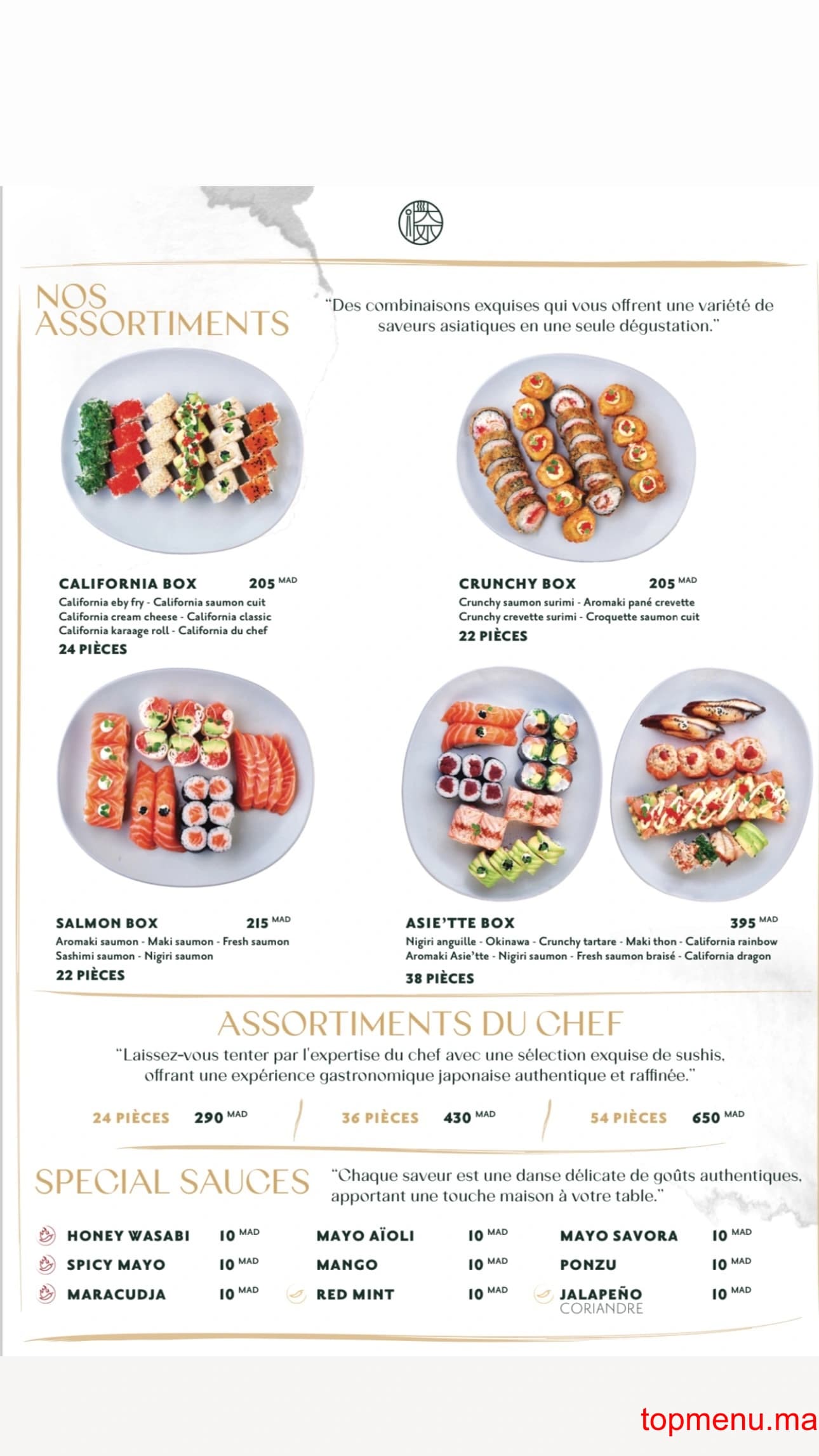 Restaurant Asie’tte menu page 10 Asie’tte menu page 10