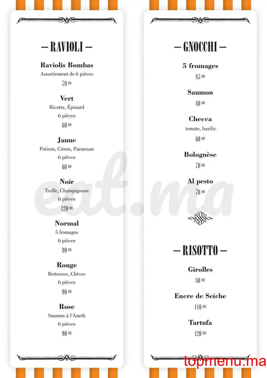 Restaurant La Caza Traiteur menu page 2 La Caza Traiteur menu page 2