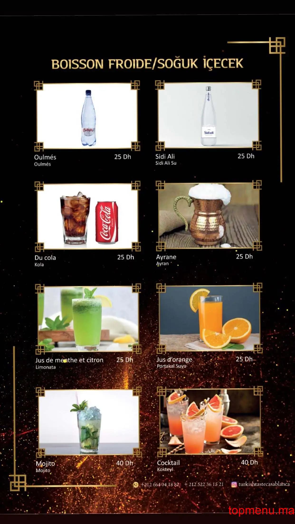 Restaurant Turkish Taste menu page 10 Turkish Taste menu page 10
