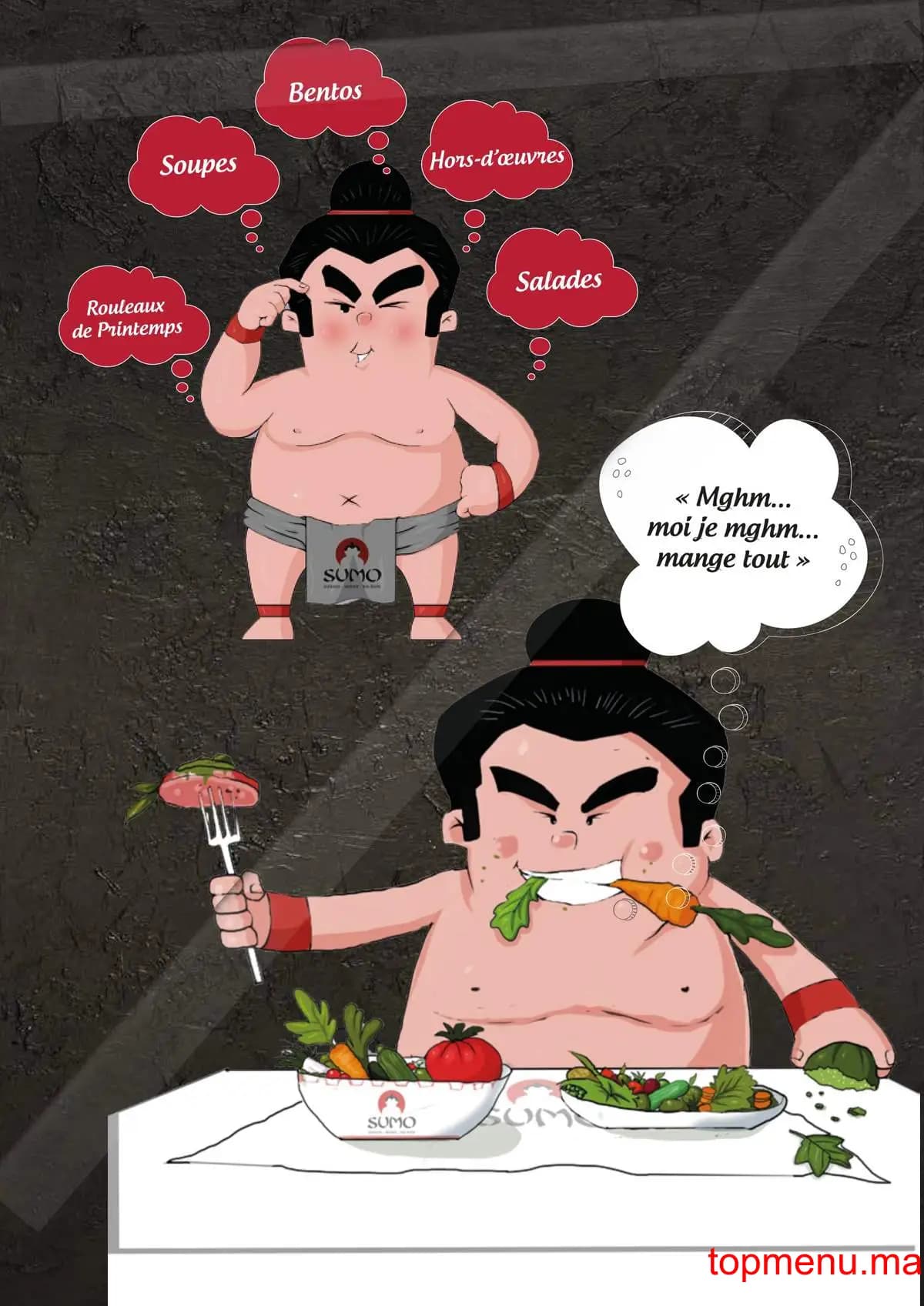 Restaurant Sumo sushi menu page 7 Sumo sushi menu page 7