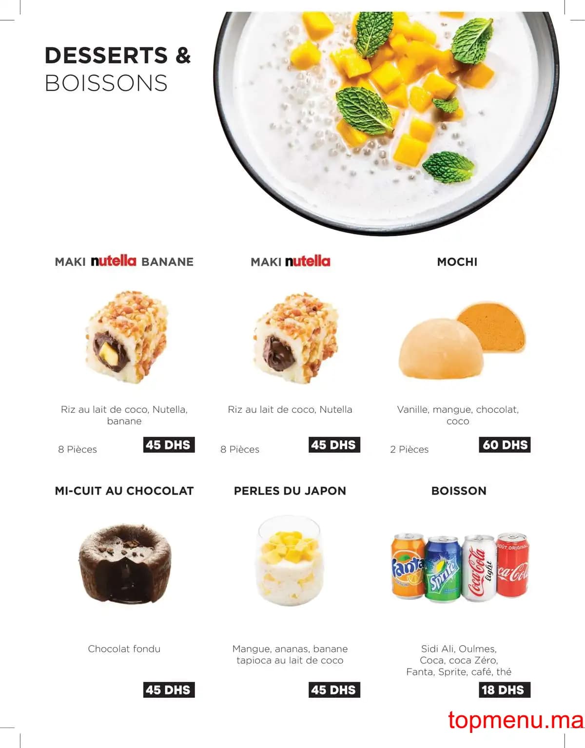 Restaurant Nara menu page 20 Nara menu page 20