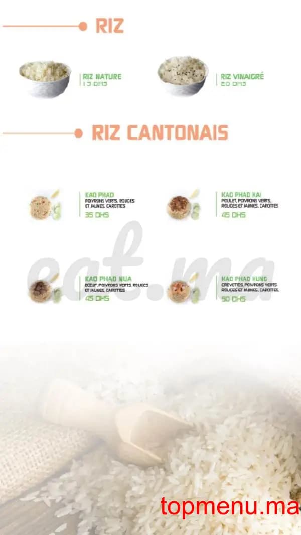 Restaurant Shiru – Sushis – Thaï & Woks menu page 10 Shiru – Sushis – Thaï & Woks menu page 10