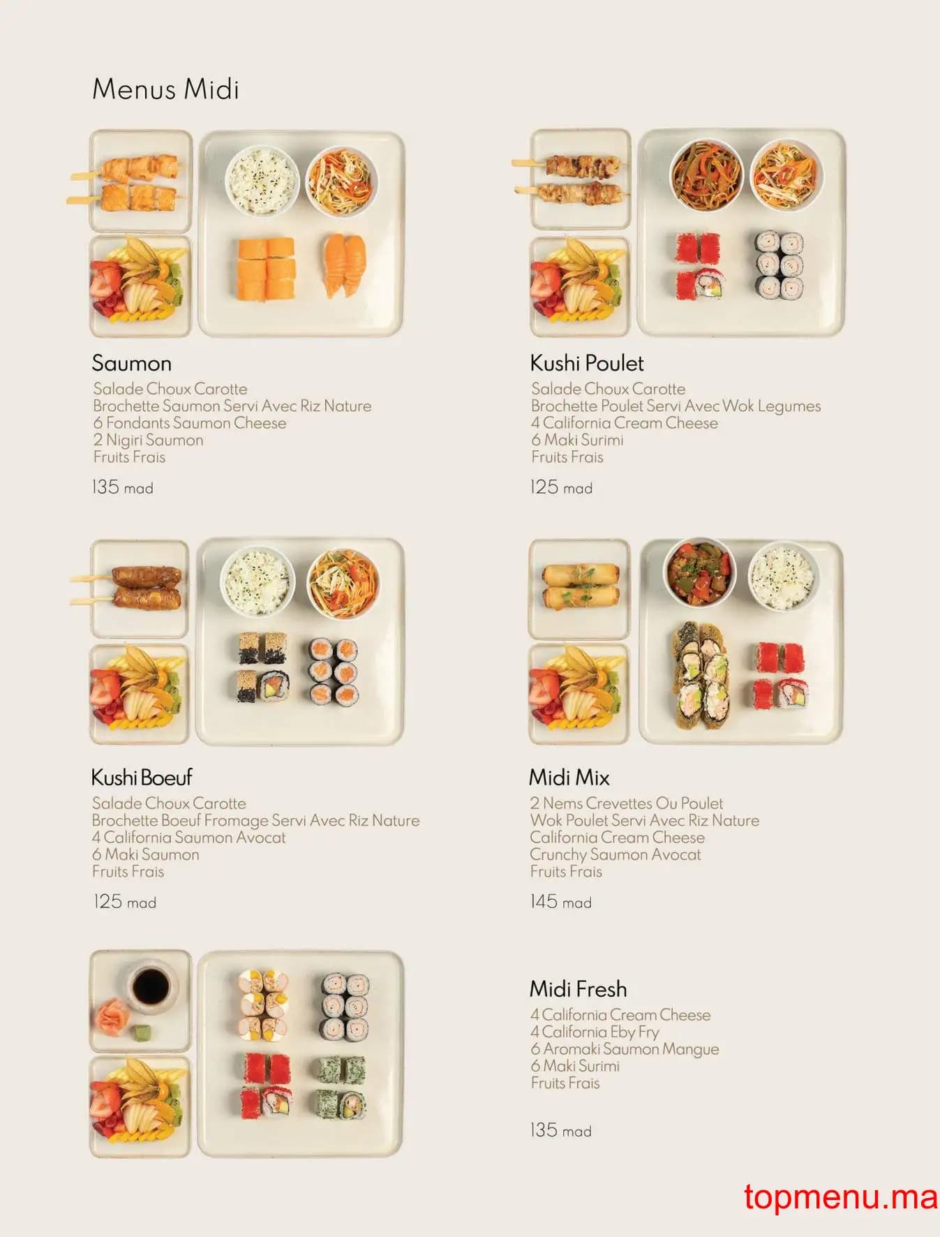 Restaurant SOY menu page 1 SOY menu page 1