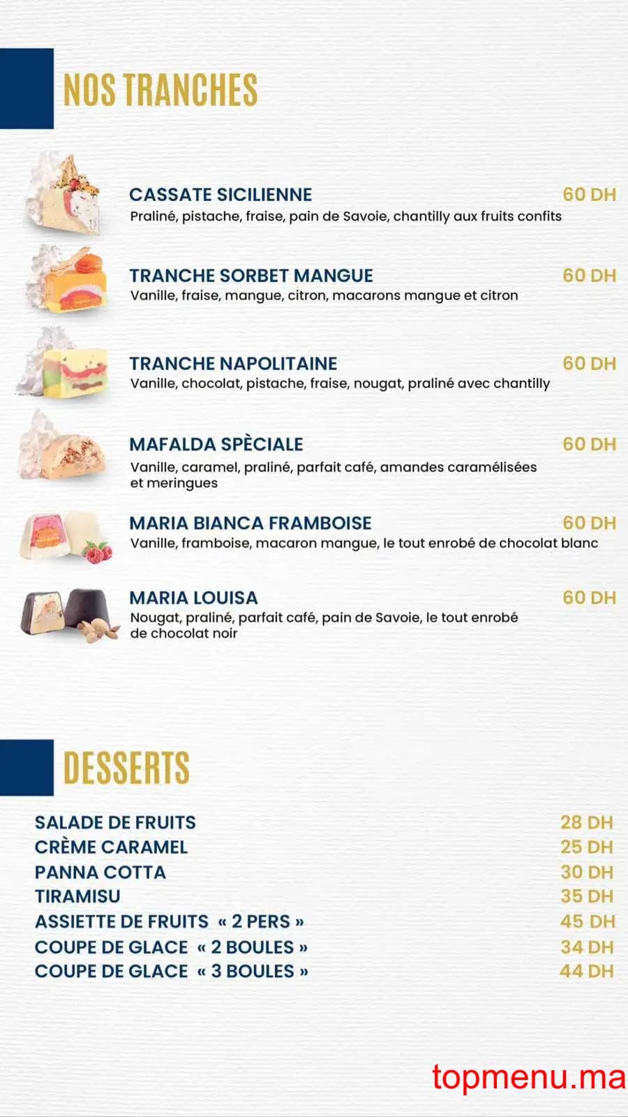 Restaurant The View 360 menu page 13 The View 360 menu page 13