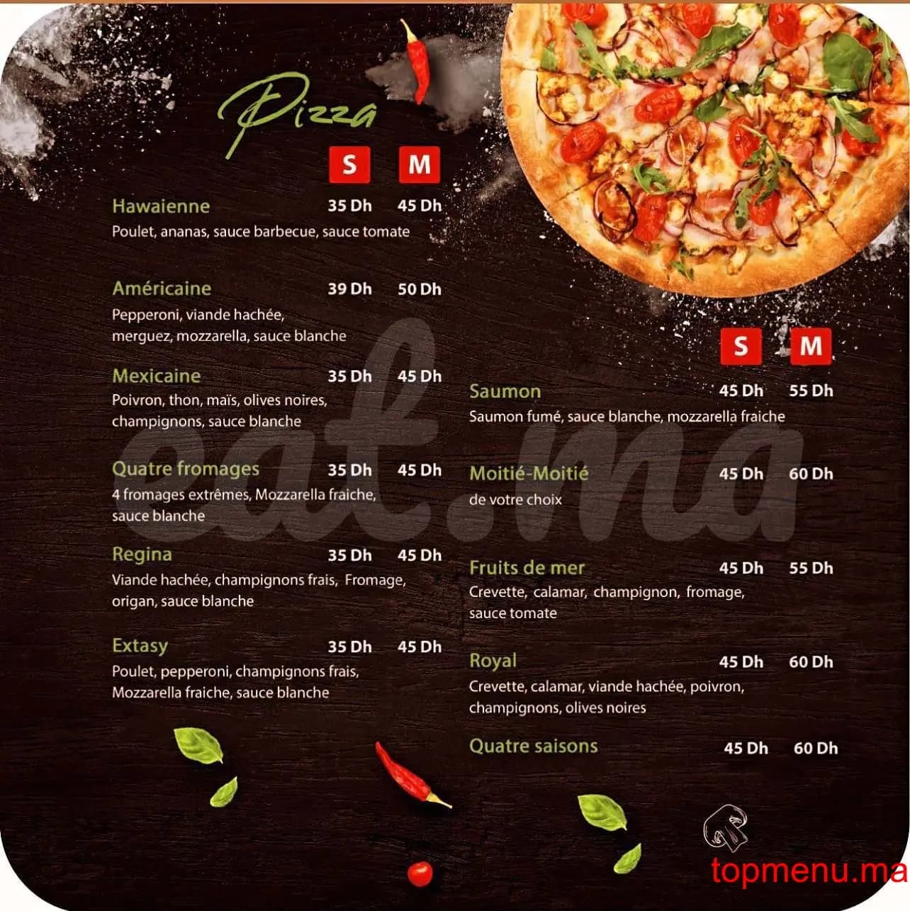 Restaurant Gusto Pasta menu page 3 Gusto Pasta menu page 3