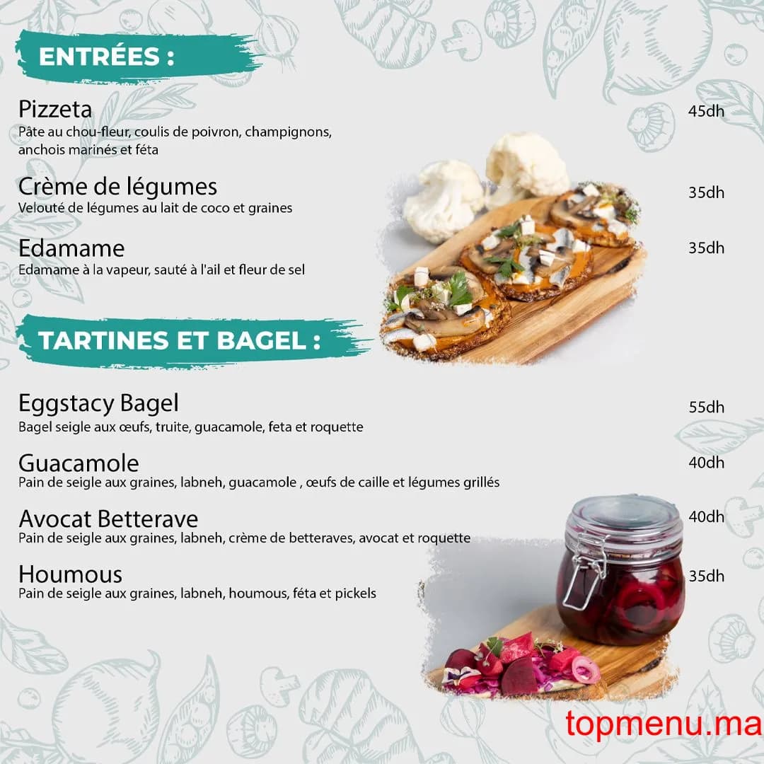 Restaurant Meal’thy menu page 1 Meal’thy menu page 1