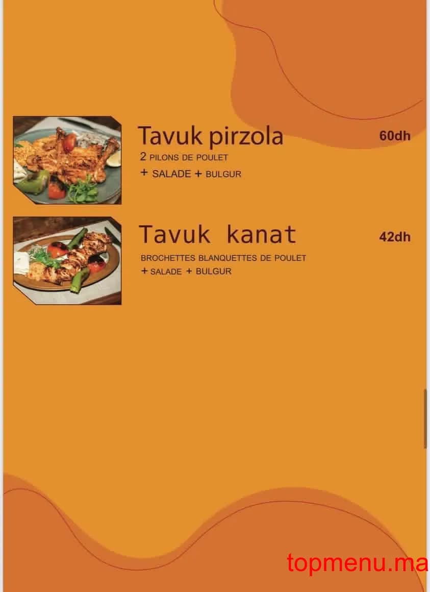 Restaurant Agha doner menu page 7 Agha doner menu page 7