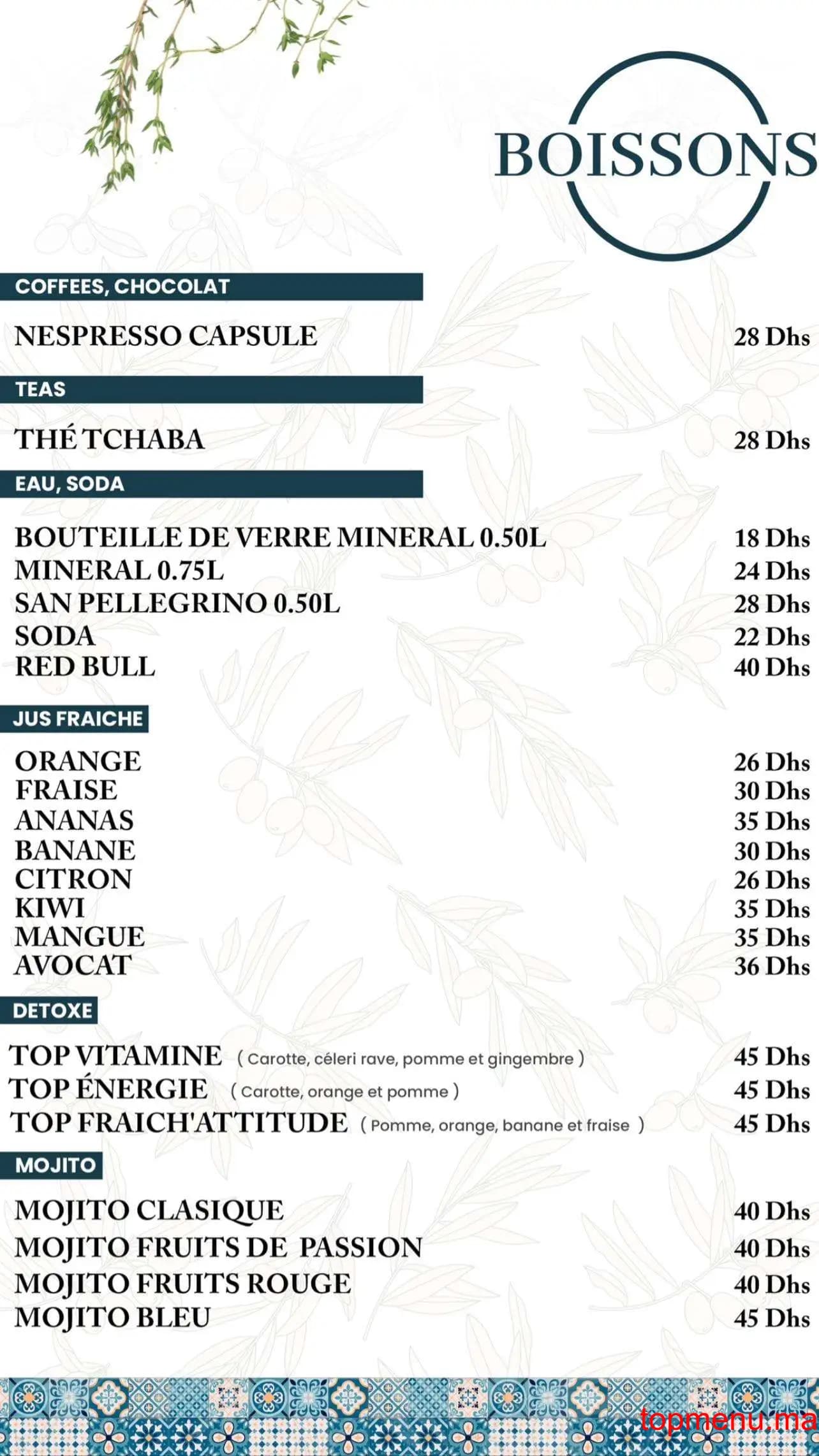 Restaurant Cosy Italiano menu page 6 Cosy Italiano menu page 6