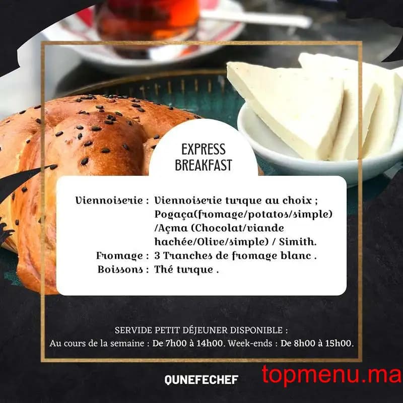 Restaurant Qunefechef menu page 5 Qunefechef menu page 5