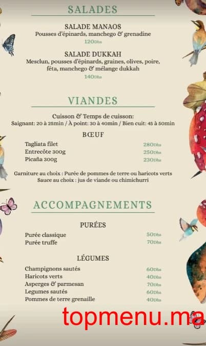 Restaurant Manaos menu page 2 Manaos menu page 2