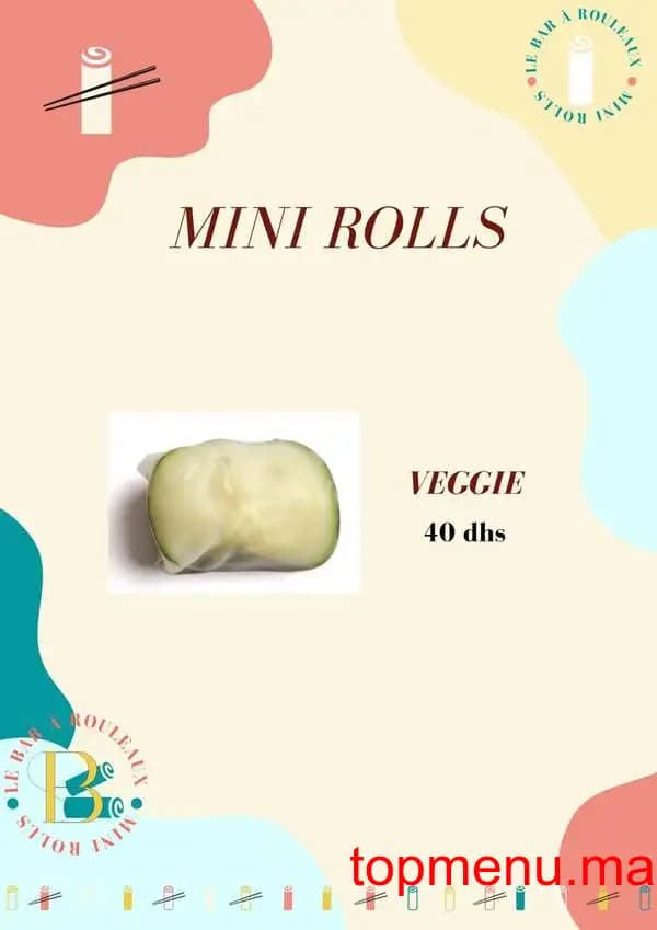 Restaurant Le Bar à Rouleaux menu page 4 Le Bar à Rouleaux menu page 4