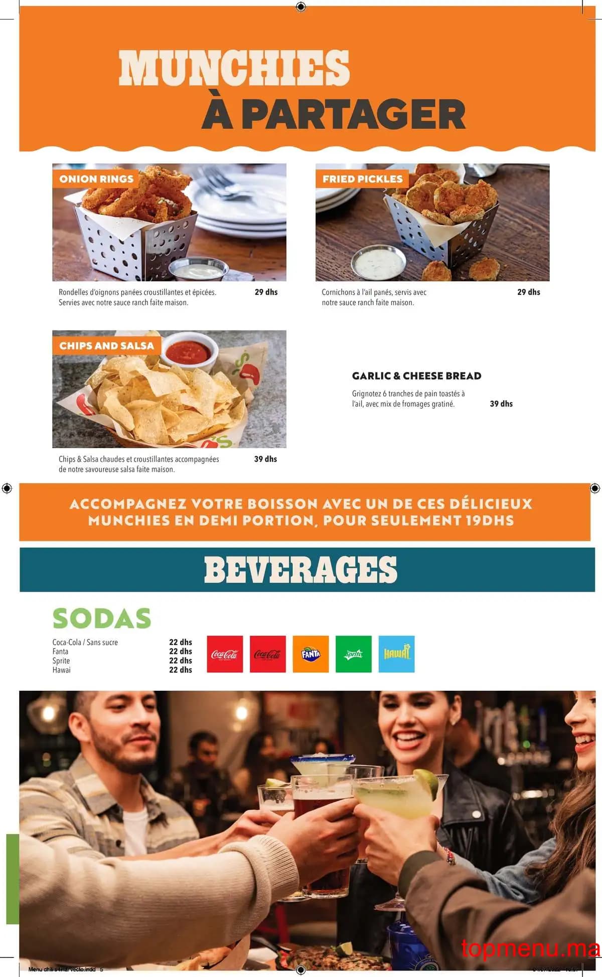 Restaurant Chili’s menu page 2 Chili’s menu page 2