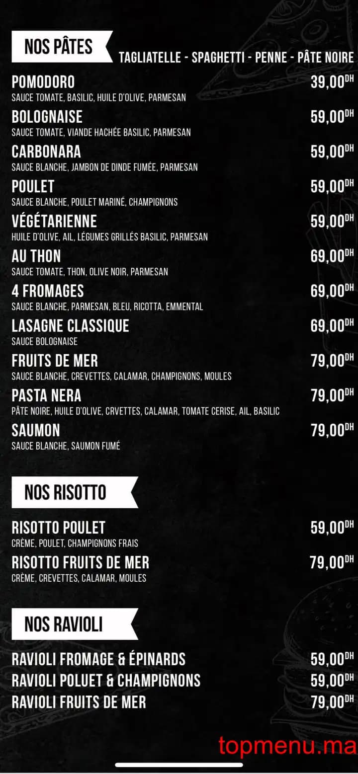 Restaurant Italien chef menu page 2 Italien chef menu page 2