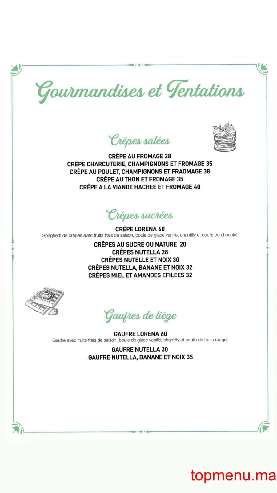Restaurant Lorena menu page 8 Lorena menu page 8