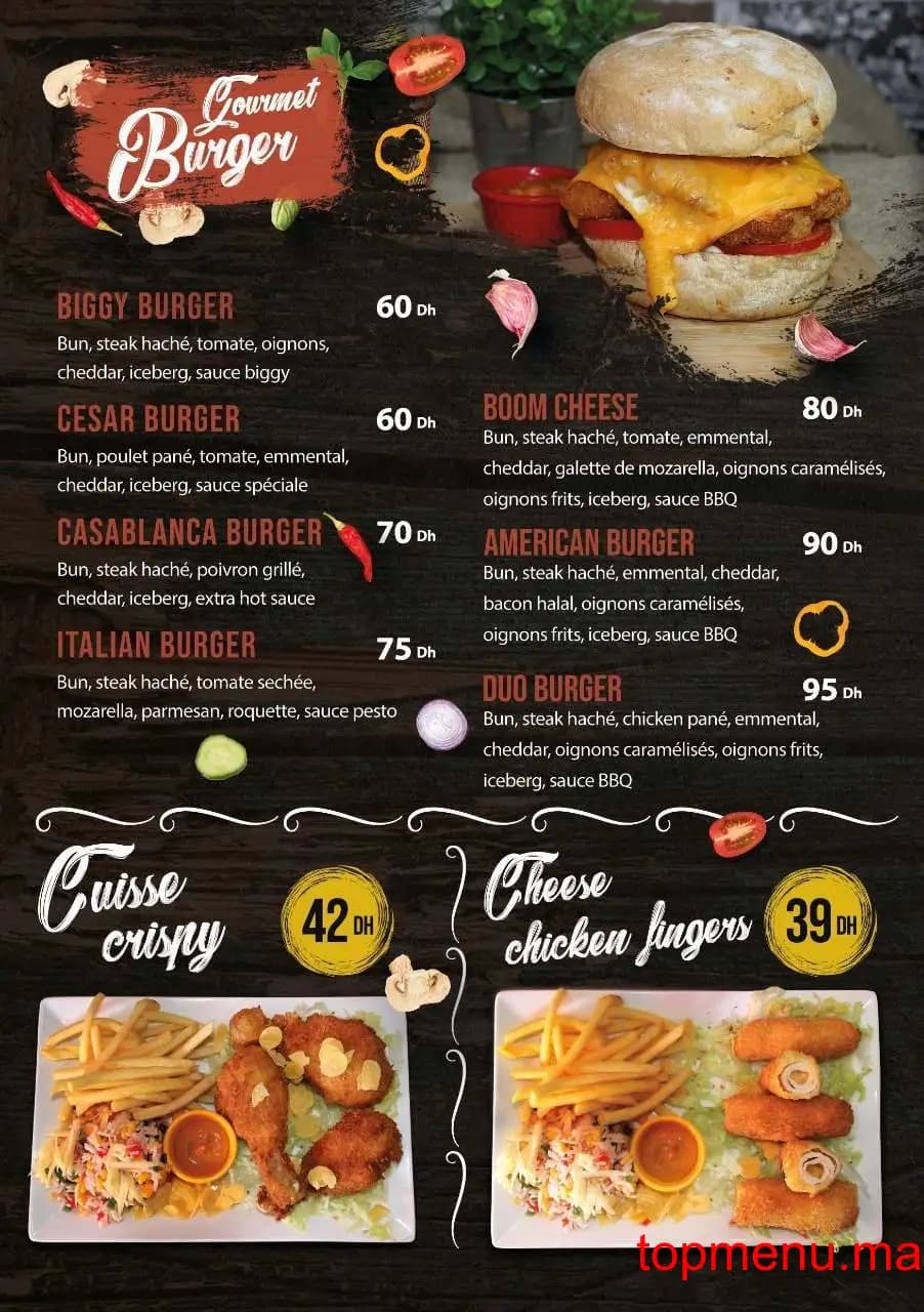 Restaurant Foodoir menu page 2 Foodoir menu page 2