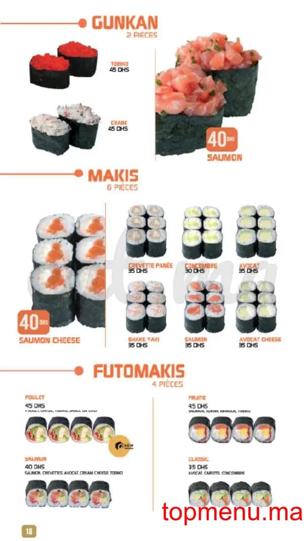 Restaurant Shiru – Sushis – Thaï & Woks menu page 17 Shiru – Sushis – Thaï & Woks menu page 17