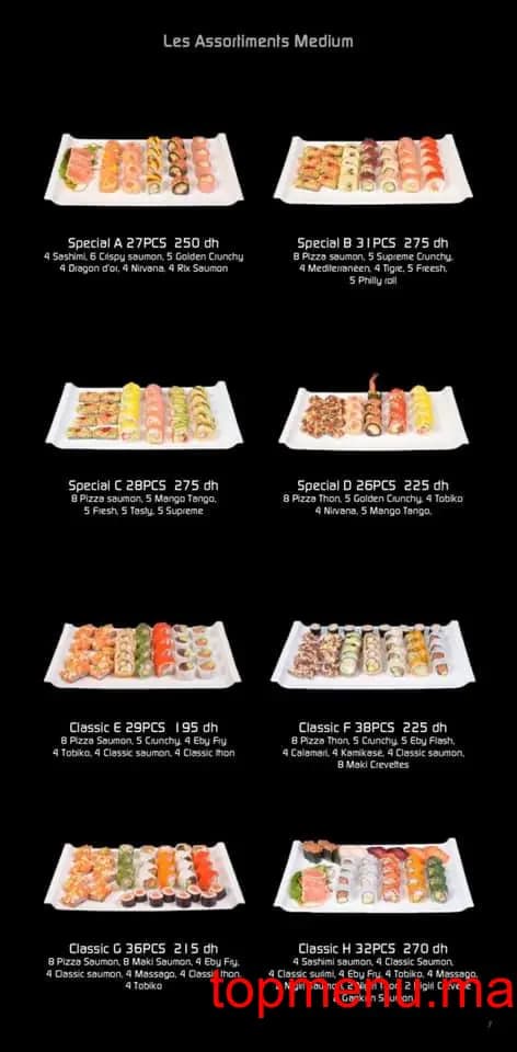 Restaurant Sushi Box menu page 13 Sushi Box menu page 13