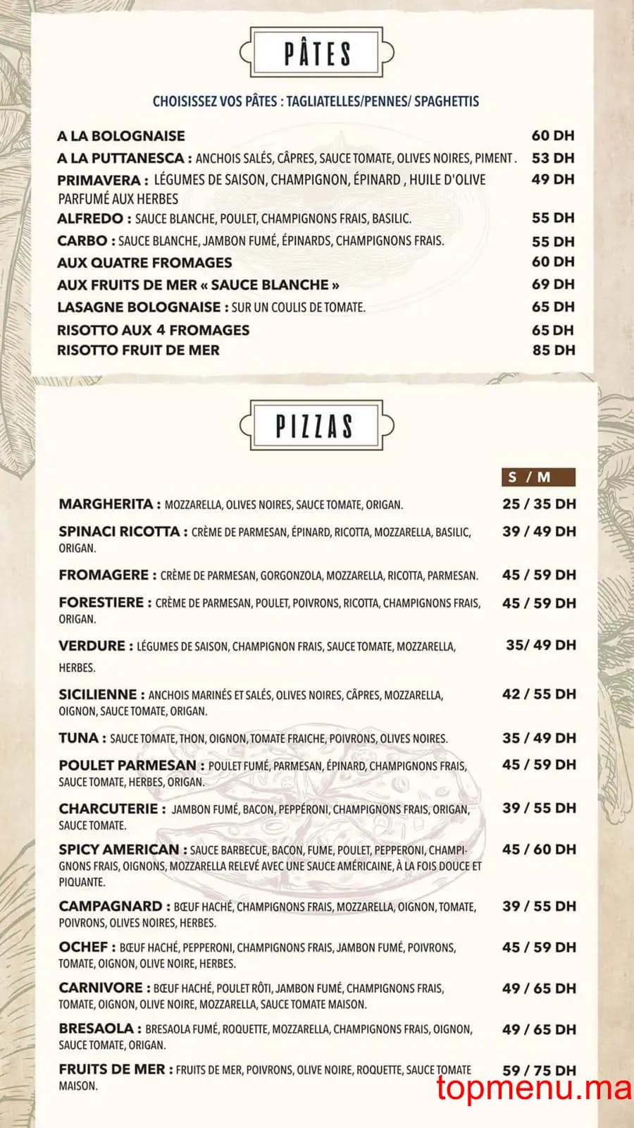 Restaurant Ôchef Maarif menu page 3 Ôchef Maarif menu page 3