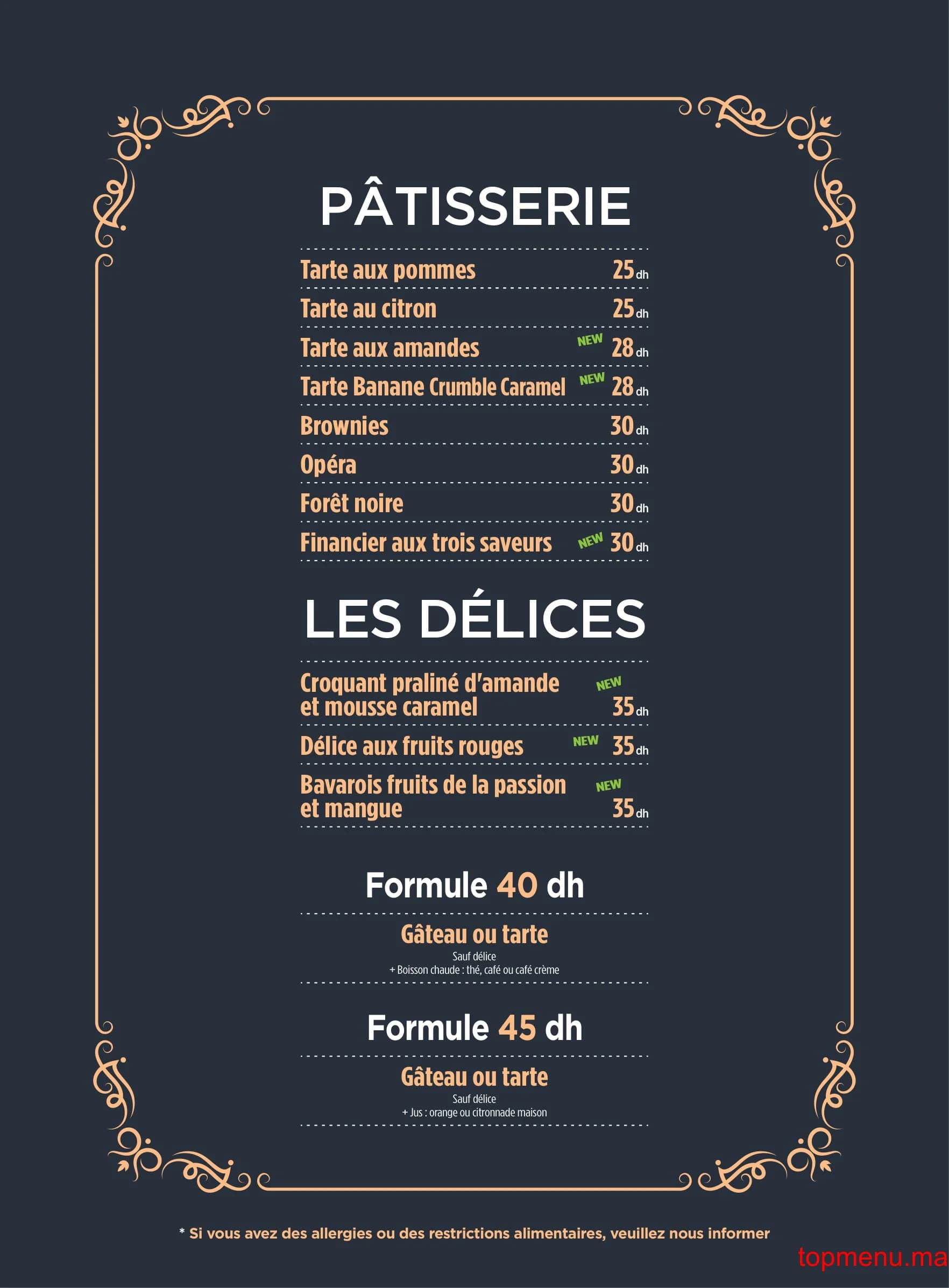 Restaurant Caldo Freddo menu page 4 Caldo Freddo menu page 4