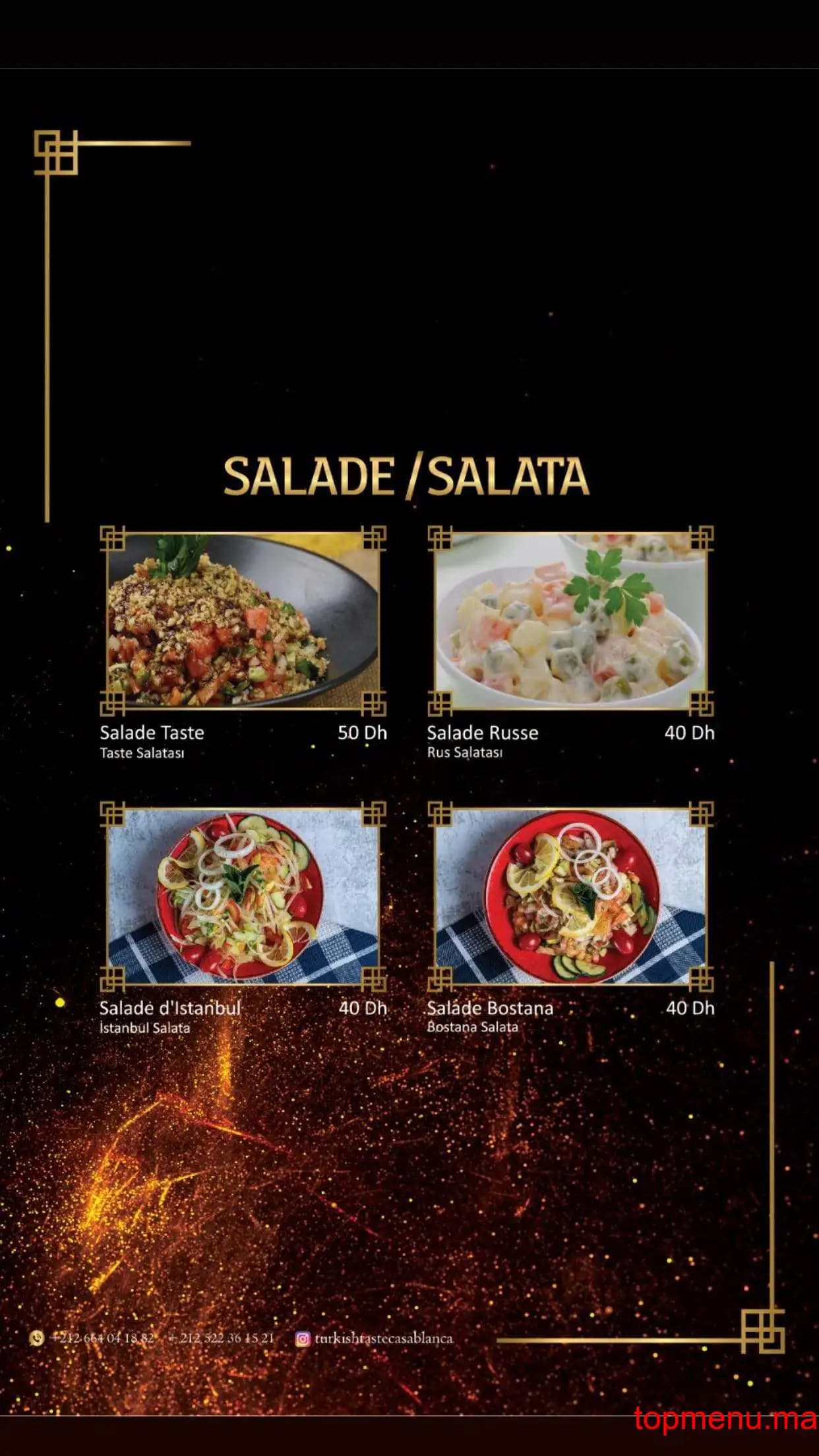 Restaurant Turkish Taste menu page 5 Turkish Taste menu page 5