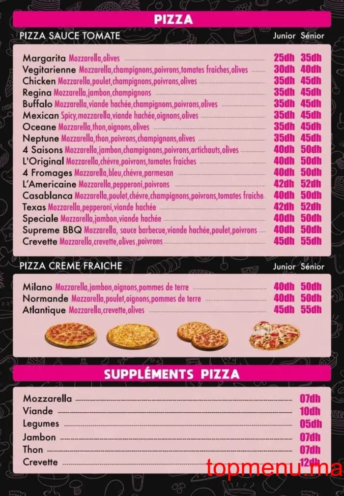 Restaurant Food à la Française – Val Fleurie menu page 1 Food à la Française – Val Fleurie menu page 1