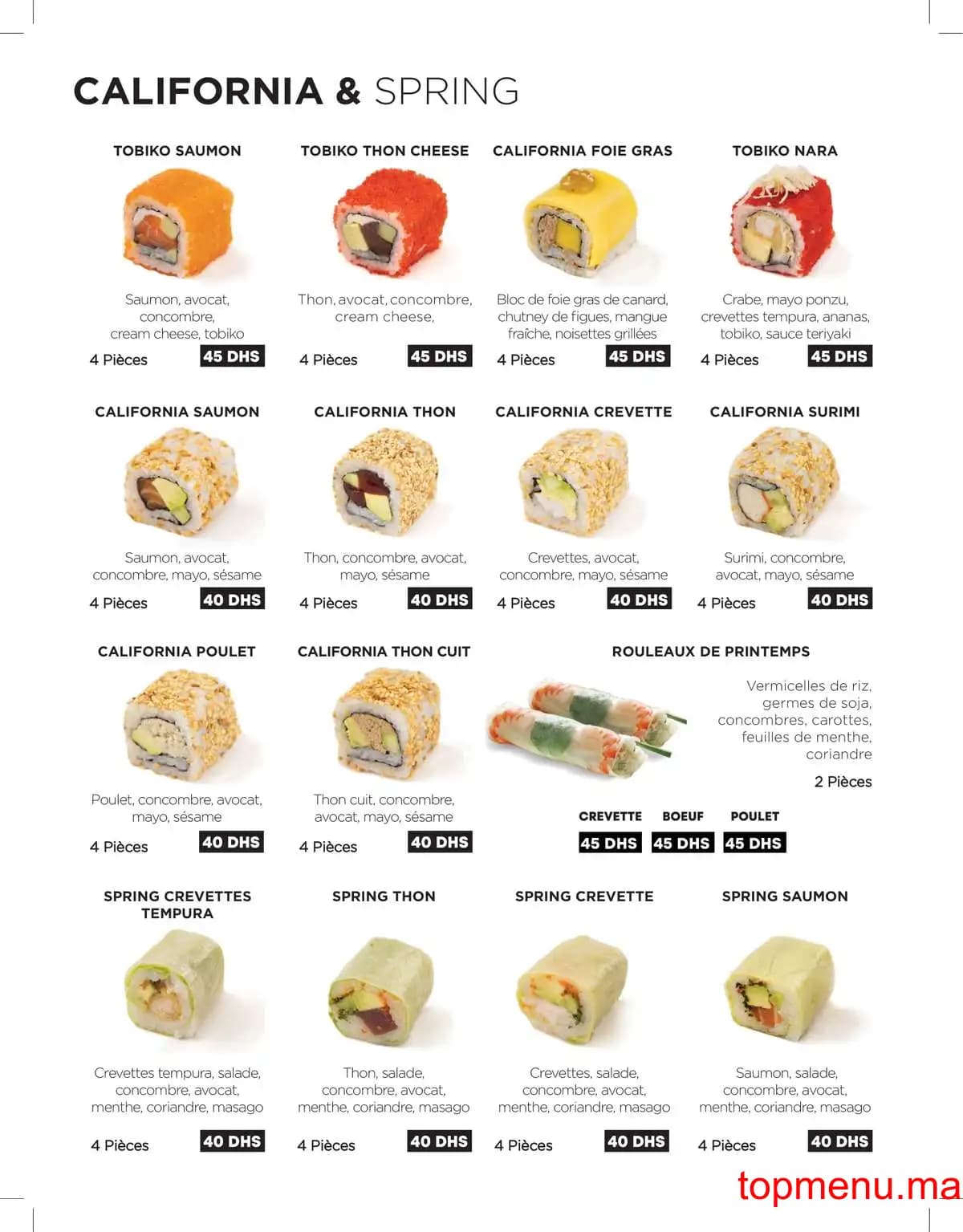 Restaurant Nara menu page 12 Nara menu page 12