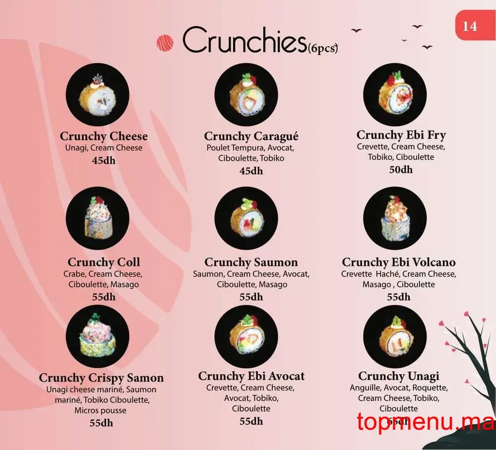 Restaurant Kyoto Sushi menu page 18 Kyoto Sushi menu page 18