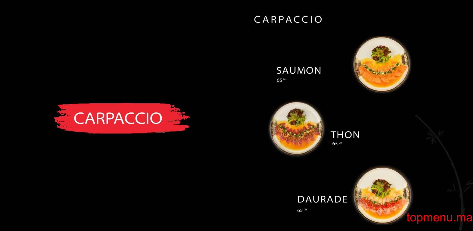 Restaurant Nakata Sushi menu page 7 Nakata Sushi menu page 7