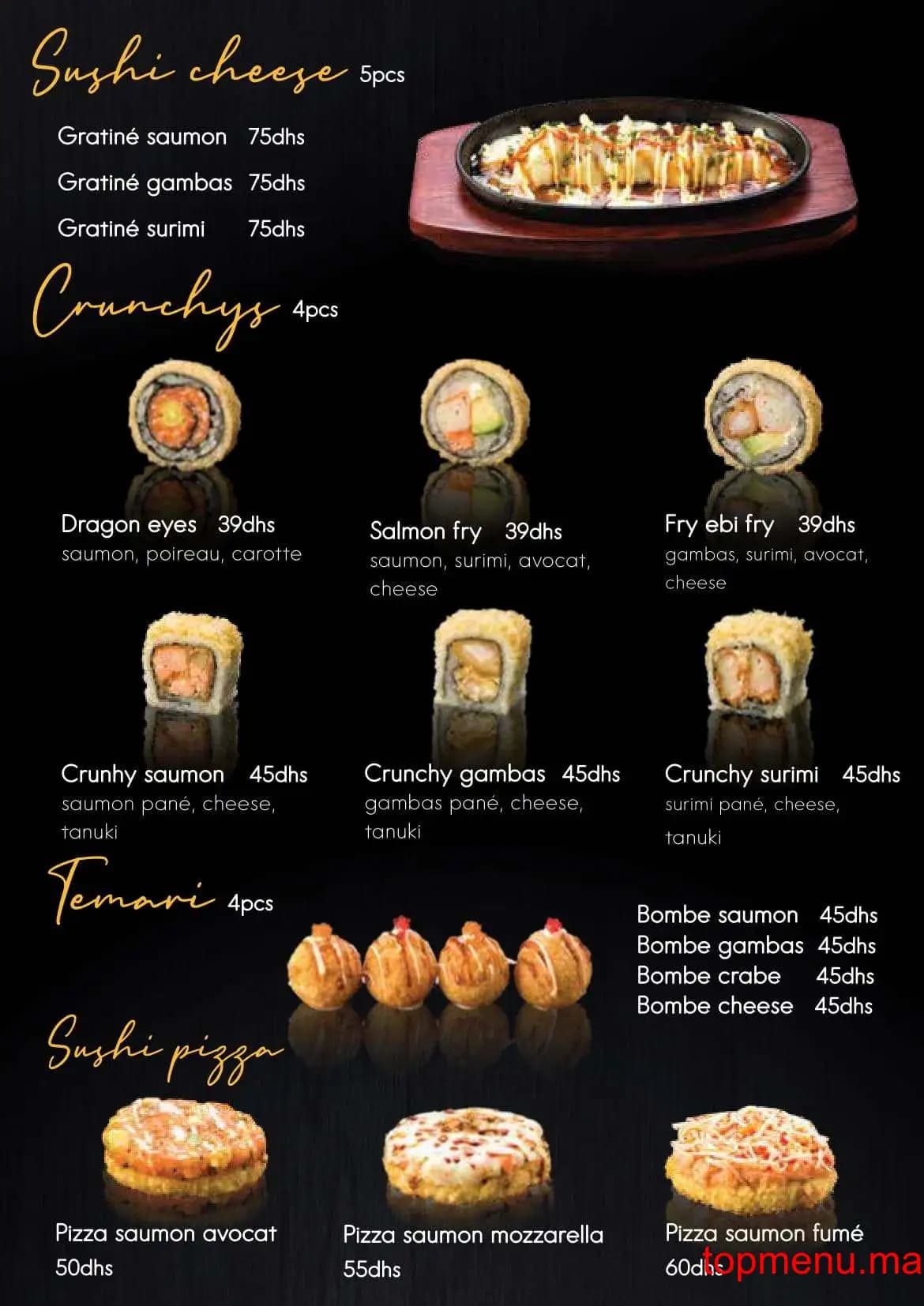 Restaurant Tobiko menu page 12 Tobiko menu page 12