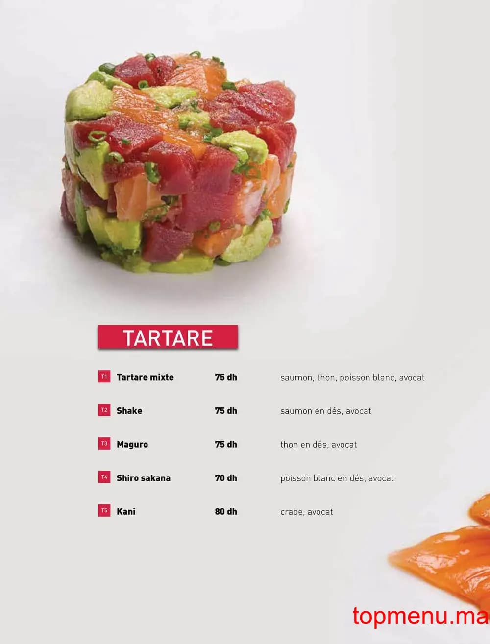 Restaurant Matsuri menu page 6 Matsuri menu page 6