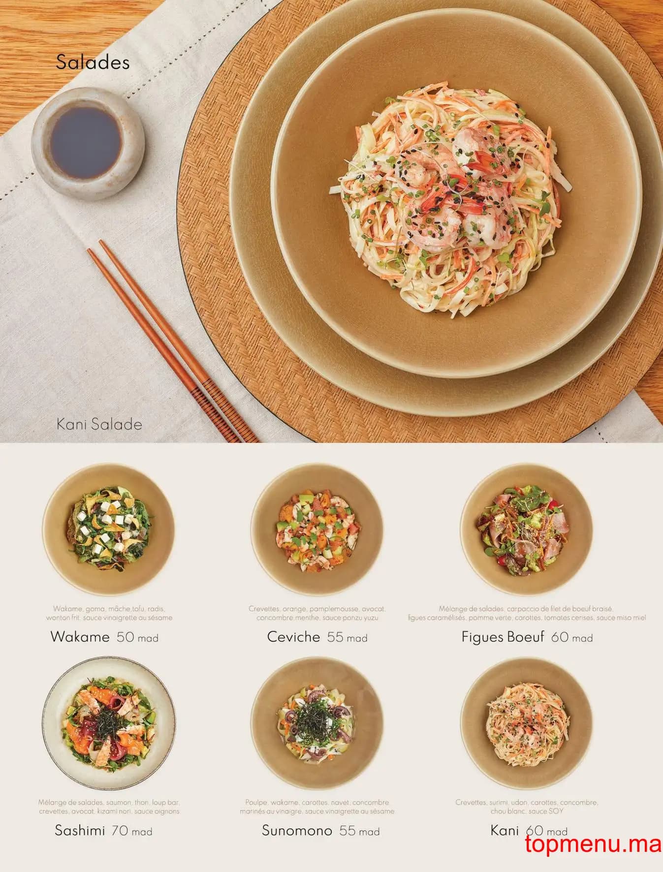 Restaurant SOY menu page 3 SOY menu page 3