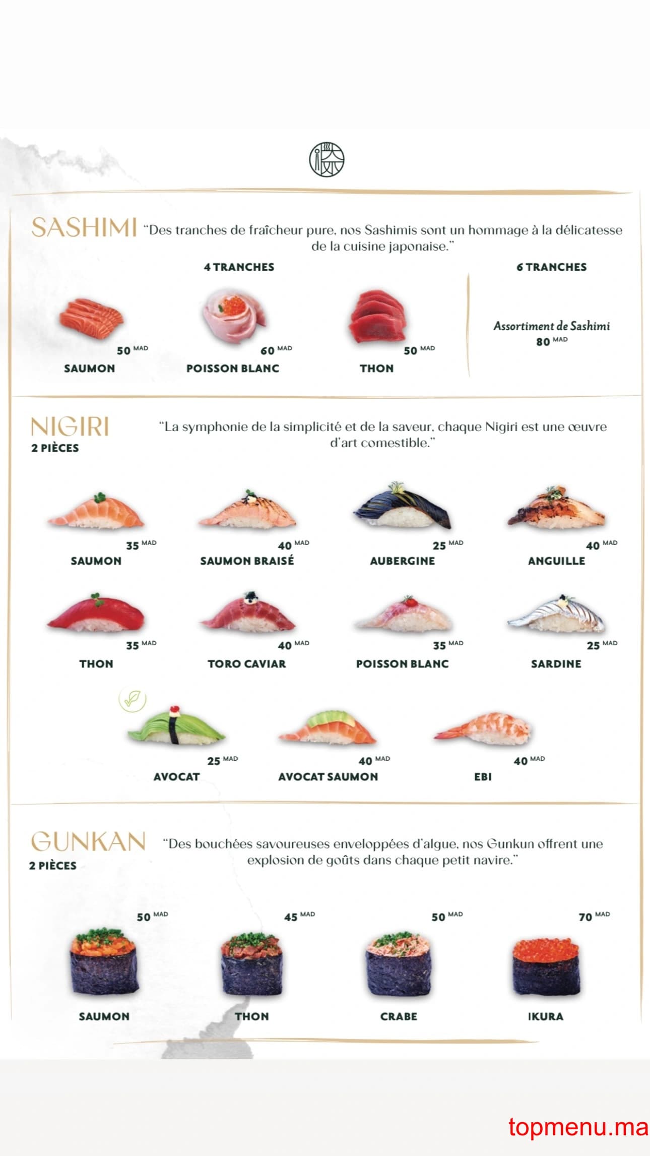 Restaurant Asie’tte menu page 5 Asie’tte menu page 5